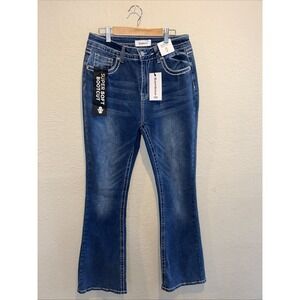 Bamboo Women's Super Soft Bootcut Stretch Denim Jeans NWT Juniors Size 13